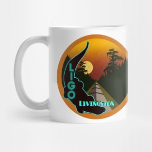 LIGO Livingston - orange circle Mug